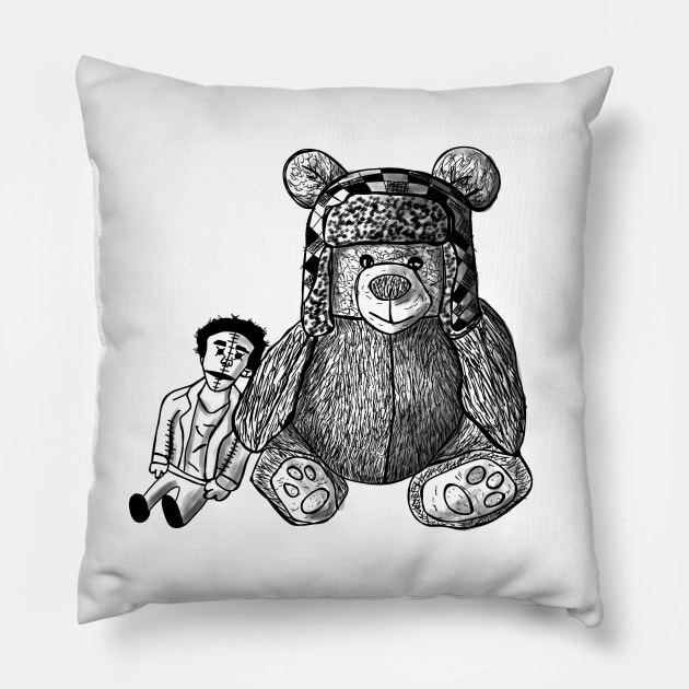 Childish Gambino 3005 Role Reversal Pillow by Joqui Art