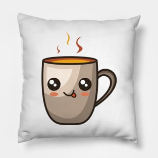 coffe eat emoji Pillow