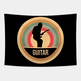 Retro Vintage Guitar Gift For Guitarists Tapestry