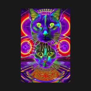 Trippy Cat Vibes 9 T-Shirt