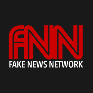 Fake News Network T-Shirt - Funny FNN Logo Humor Quote Tee Donald Trump Humor Shirt 2017 President Trump CNN Anti-Trump Support Make America T-Shirt