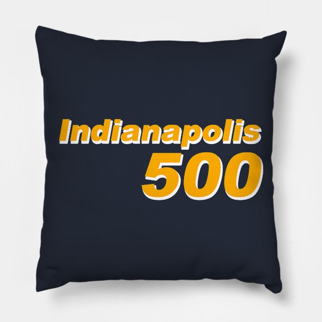 Flo-Jo 500 (Navy) Pillow by nickmeece