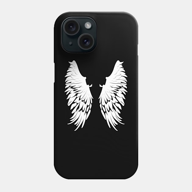 White Wings | Embodying Purity and Grace Phone Case by Basic Corner