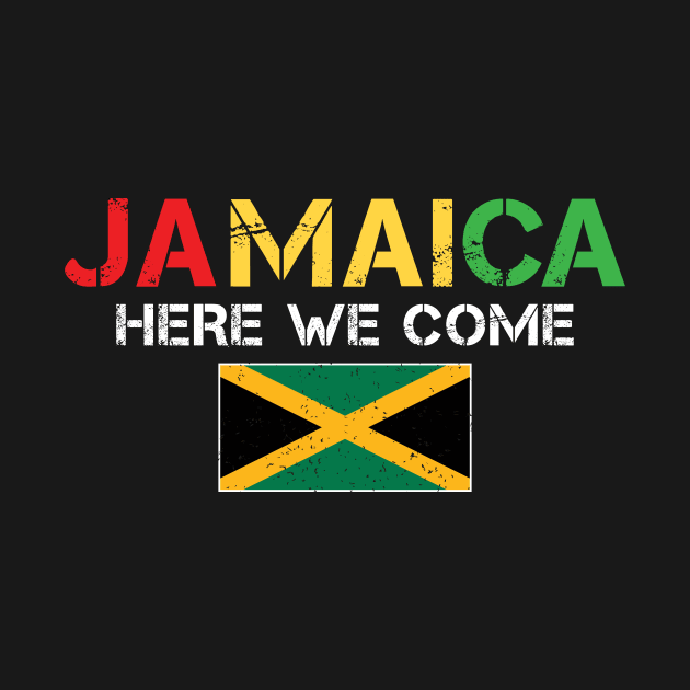 Jamaica Here We Come Matching Jamaican Family Vacation Trip by MetalHoneyDesigns