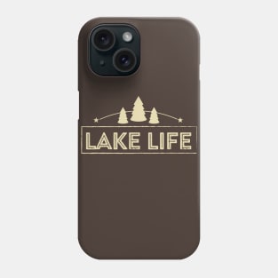 Lake Life with Trees and Stars Phone Case