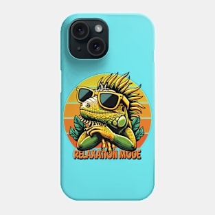 Relaxation mode: The Ultimate Iguana T-Shirt Phone Case