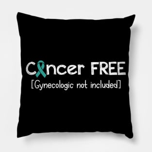 Cancer FREE- Gynecologic Cancer Gifts Gynecologic Cancer Awareness Pillow