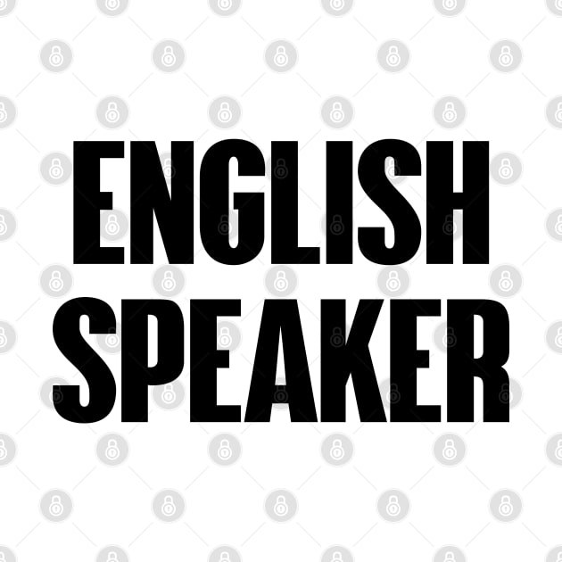 English Speaker by xesed