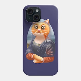 Meowy Lisa (no text) Phone Case