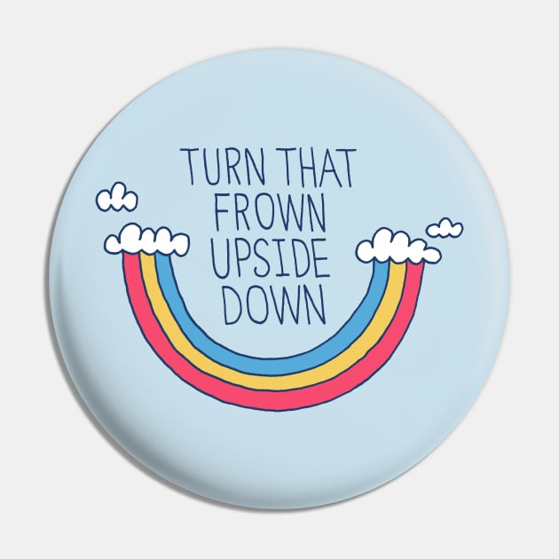 Upside Frown Pin by Matt Andrews