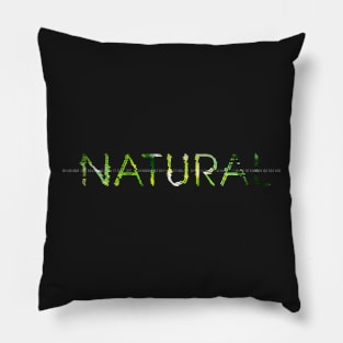 Natural (Glitched) Pillow