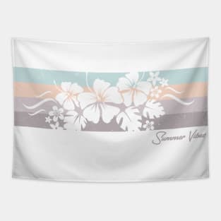 Tropical vintage retro print Tapestry