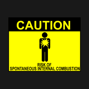 CAUTION risk of explosion T-Shirt