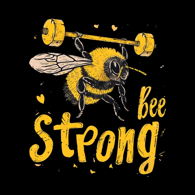 bee strong by Stephanie Francoeur Art