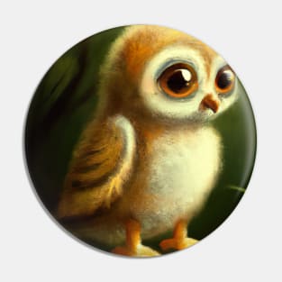 Baby Owl Pin