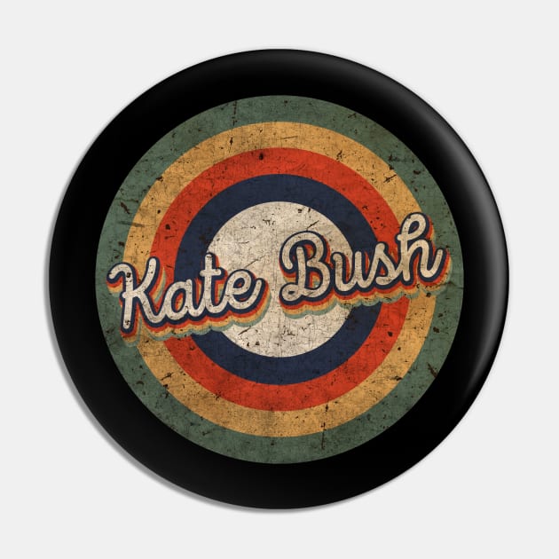 Kate Name Personalized Bush Vintage Retro 60s 70s Birthday Gift Pin by Romantic Sunset Style