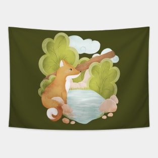 FOREST FOX Tapestry