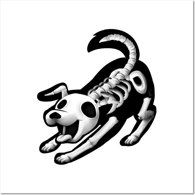 Skeleton dog - Skeleton - Posters and Art Prints