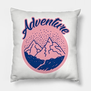 Mountains Adventure Pillow