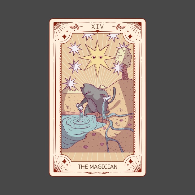 Cat the magician by Purrfect Shop