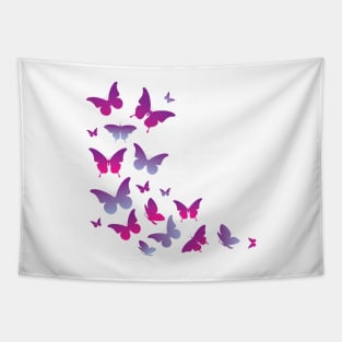 Butterfly - Pink Butterflies Tapestry