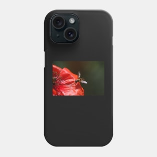 Hoverfly on the Poppy Phone Case