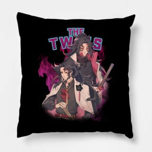 Bootleg Demon Slayer The Twins Pillow