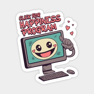 Click for Happiness Program Magnet