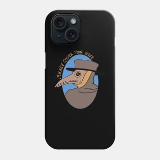 Medieval Doctor - Please Cover Your Nose Phone Case