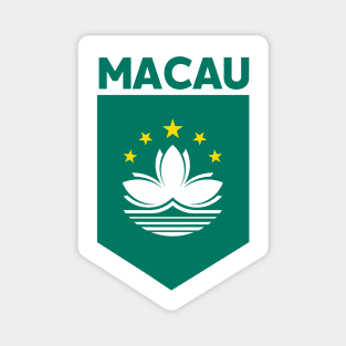 Macau Flag Emblem Magnet