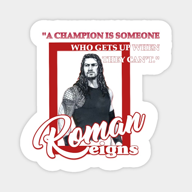 Roman reigns Magnet by Light Up Glow 