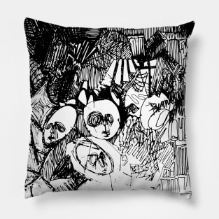 Ordaos - Abstract Drawing #5 Pillow