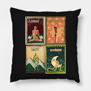 Yoga Skeletons Pillow