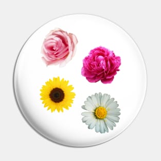 Flowers Set Pin