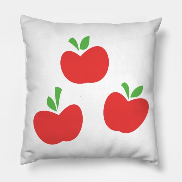 Applejack Cutie Mark Apparel Pillow by CanadianBacon