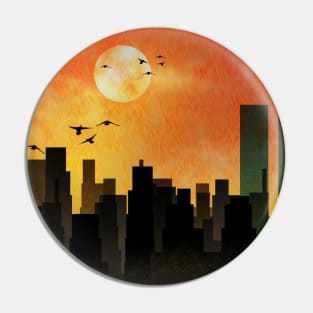 New York Silhouettes Pin