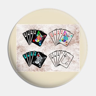 Playing Cards US Maps Pin