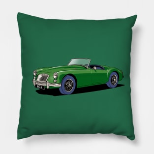 MGA Roadster in green Pillow