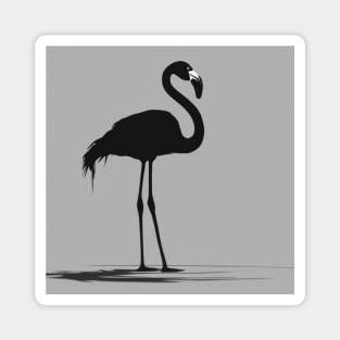 Flamingo Shadow Silhouette Anime Style Collection No. 143 Magnet