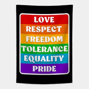 pride colors Tapestry