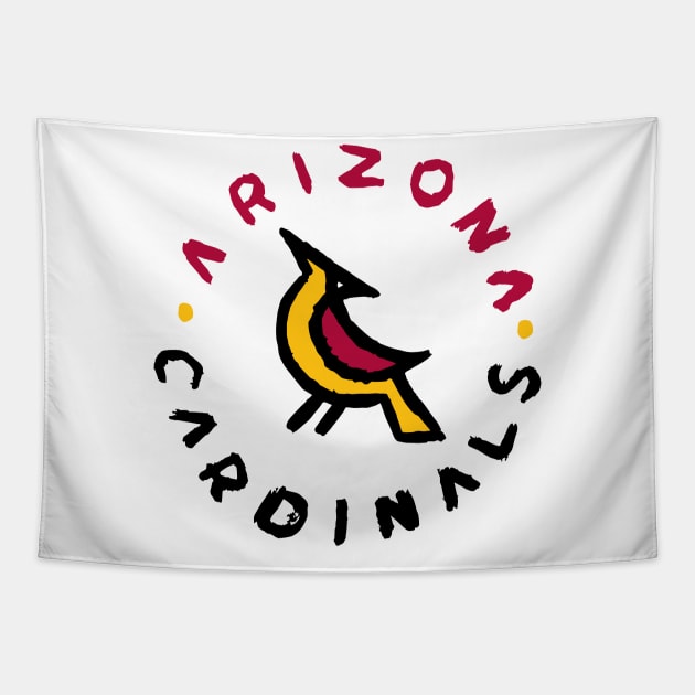 Arizona Cardinaaaals 09 Tapestry by Very Simple Graph