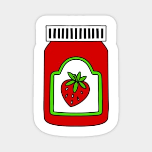 STRAWBERRY Lover Jam Jar Magnet