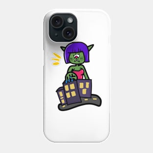 Monster Attack! Cute Cyclops! Phone Case