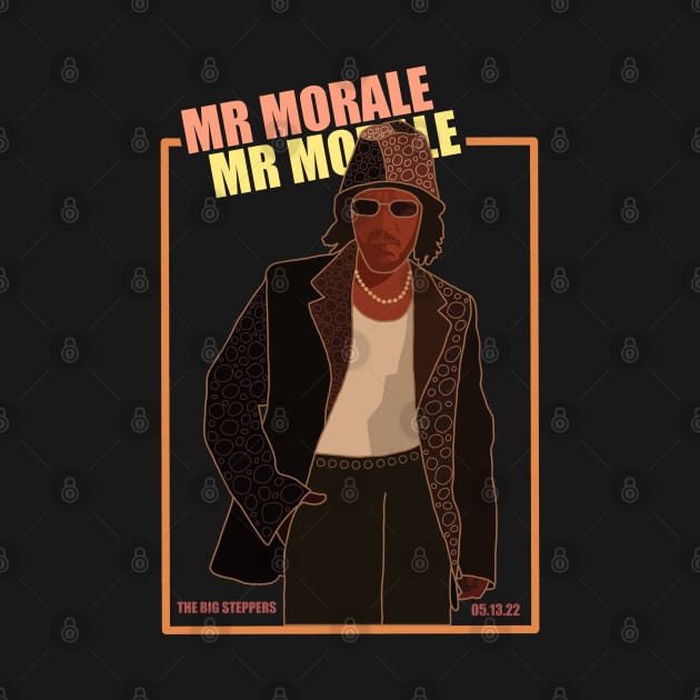 Kendrick Lamar Mr Morale & The Big Steppers Retro Design by The Collection