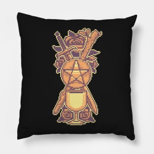 Rose Tarot Crest Pillow