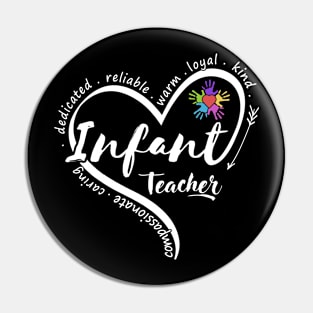 Infant Teacher Back to School Infant Daycare Teacher Pin