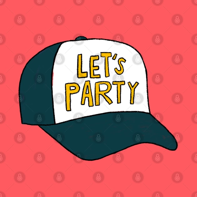 Let's Party Hat by Haldeman Haüs