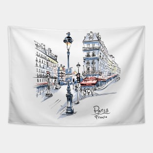 I Love Paris Tapestry