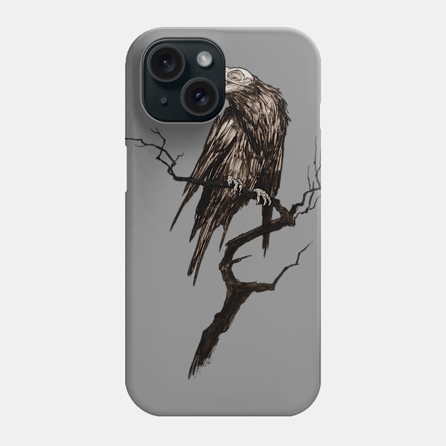 Lonesome Crow Phone Case by Moutchy