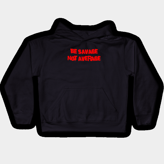 red savage hoodie